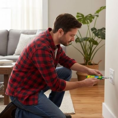 Tournevis testeur pour tester prise murale 